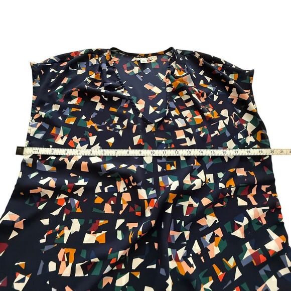 Halogen Multi-Color Geo Print Sleeveless Top size Large - Picture 5 of 8